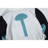 Off White Sweater Autumn Casual Fashionable Winter Arrow Print Round Neck Bottoming Shirt Knitted Sweater Owt