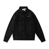 Off White Jacket Reflective Cotton LongSleeved Casual Fashionable Clothing