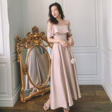 The Great Gatsby Dress Attire Bridesmaid Dress Fairy Spring Satin Women