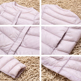 Kids Winter Coats Puffer Jacket down Coat Autumn and Winter round Neck Short Warm