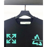 Off White Sweatshirts Long Sleeve round Neck Sweater Spring 3D Embroidery Men and Women Same Style Sweatershirt
