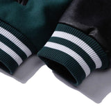 Varsity Jacket for Men Baseball Jackets Loose Casual Fashionable Contrast Cotton-Padded Coat