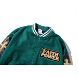 Letterman Jacket Outfit Senior Jackets Varsity Baseball Coat Jacket Men's Loose Lapel Baseball Uniform Jacket