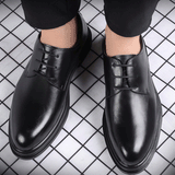 Indo Western Shoes Thick Sole Simple Men's Leather Shoes