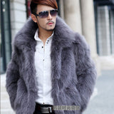 Beaver Coat Men's Coat Fox Fur Fur Men's Fur