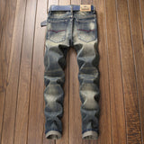 J Shaped Jeans Autumn and Winter Trade Men's Jeans Men's Slim Fit