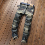 J Shaped Jeans Autumn and Winter Trade Men's Jeans Men's Slim Fit