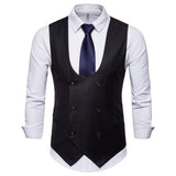 Mens Dress Vests Men's Vest Casual Jacket Business Waistcoat Fall Winter Men Leisure Suit