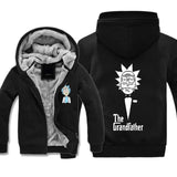 Rick and Morty Tracksuit Pullover Hoodie Sweatshirts Men's Sweater Anime Print Casual plus Size Sports Jacket