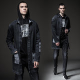 Cotton Solid Men's Denim Trucker Jacket Mens Spring Autumn Casual Slim Fit Bomber Jackets Men Jean Coat Mens Outwear