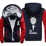 Rick and Morty Tracksuit Pullover Hoodie Sweatshirts Men's Sweater Anime Print Casual plus Size Sports Jacket