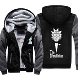 Rick and Morty Tracksuit Pullover Hoodie Sweatshirts Men's Sweater Anime Print Casual plus Size Sports Jacket