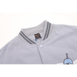 Letterman Jacket Outfit Senior Jackets Varsity Baseball Coat Embroidered Men's Loose Jacket