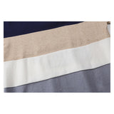 Off White Winter Sweaters Off Autumn and Winter Stripes Color Matching Letters