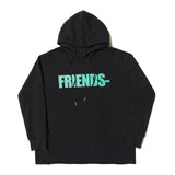 Vlone Hoodie Autumn and Winter Friens Popular Sweater Letter V Hooded Sweater