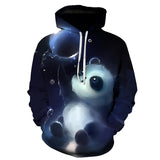 Skeleton Hoodie Autumn and Winter Panda 3D Printed Hoodie