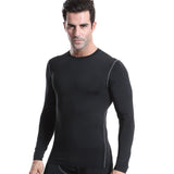 Moisture Wicking Shirts Workout Clothes Men's Tight Training Exercise Workout Quick-Drying Long Sleeve T-shirt