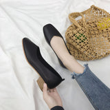 Nude Chunky Heel