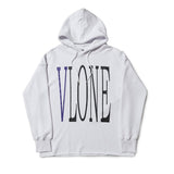 Vlone Hoodie Men's Popular Hooded Sweater Autumn and Winter Sweatshirts