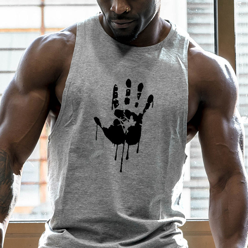 Man Tanks Men's Vest Cotton Loose Sleeveless