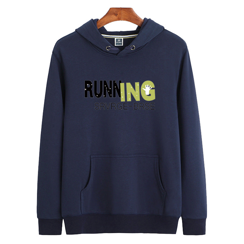 Slogan Graphic Hoodie Printed Sweater