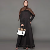 Muslim Women Stylish Kashibo Abaya Muslim Ladies Long Gown Islamic Clothing Jilbab Jalabiya Plus Size Fashion Dress