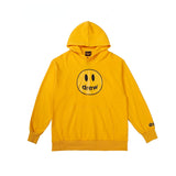 Smiley Face Hoodie Smiley Face Biber Hooded Sweater Men and Women Loose
