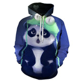 Skeleton Hoodie Autumn and Winter Panda 3D Printed Hoodie