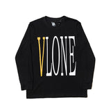 Vlone Sweatshirt Men's Street Men's LongSleeved Tshirt plus Size Retro Sports Top