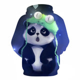 Skeleton Hoodie Autumn and Winter Panda 3D Printed Hoodie