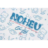 Man Fall Winter Outfis Winter Cartoon Bear Full Printed Velvet Sweater Men's Loose Style Couple Pullover Top