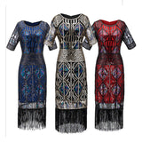 The Great Gatsby Prom Dresses Sequined Dress Sleeveless Vintage Dress