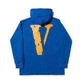 Vlone Hoodie Life Sweater Fashion Brand Hip Hop Loose Men's and Women's Purple Hoodie