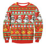 Ugly Christmas Sweater round Neck Loose Pullover Women's Sweater