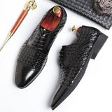 Indo Western Shoes Spring British Woven Leather Shoes Scasual Pointed Business Leather Shoes