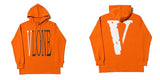 Vlone Hoodie Autumn and Winter Black and White Large VShaped Female Men's and Women's Hoodie Coat