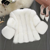 Full Length Faux Fur Coat