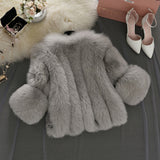 Full Length Faux Fur Coat