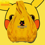 Men And Women Pokemon Pikachu Hoodie Pikachu Hooded Sweater For Men And Women Spring And Autumn