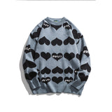 Man Fall Winter Outfis Autumn and Winter round Neck Sweater Men's Fashion Brand Loose Casual Couple Sweater