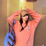 Yankees Spring and Autumn round Neck Loose Love Sweater