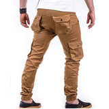 Stacking Jeans Slim Trouser Skinny Jean Men's Woven Fabric Casual Pants Ankle Banded Pants
