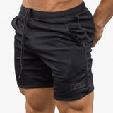 Jogging Shorts for Men Summer Breathable Fitness Muscle Sports Shorts Running Quick-Drying Pants Summer Sports Casual