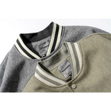 Letterman Jacket Outfit Senior Jackets Varsity Baseball Coat Winter Baseball Cotton-Padded Jacket Men and Women Loose Casual