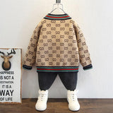 Toddler Boys Jackets Children Knitted Sweater Coat for Boys