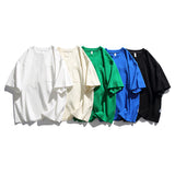 Men T Shitrs Simple Solid Color Casual T-shirt