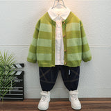 Toddler Boys Jackets Boys' Knitted Sweater Coat Spring and Autumn Clothing Children
