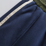 Man Fall Winter Outfis Winter Loose Personality Color Matching Sports Pants Male Student Velvet Padded Casual Pants