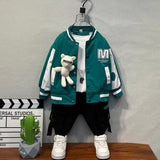 Toddler Boys Jackets Boys' Jacket Baseball Uniform Spring and Autumn Clothing