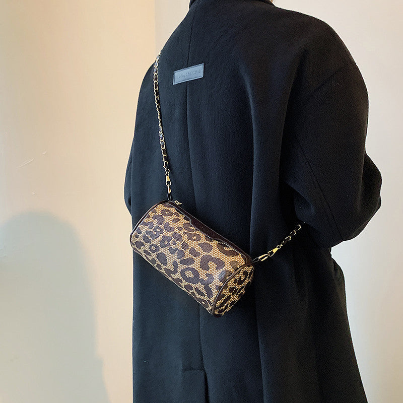 The Teacher Tote Women's Bag Chain Crossbody Bag All-Match Shoulder round Bag